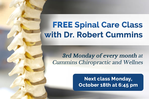 Banner for the spinal care class