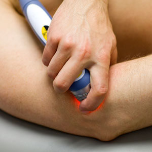 Elbow laser therapy